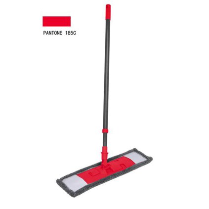 FLOOR MOP WITH HANDLE RED/GREY 1,2CM,39X10