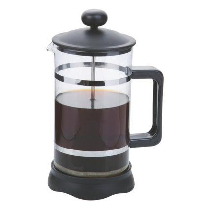 Tea pot 1 l with filter plunger and plastic lid