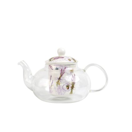 TEAPOT LEVAN, GLASS, CERAMIC LID AND STRAINER 0,6L