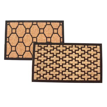 TORO rectangular coconut/rubber mat 40x70cm