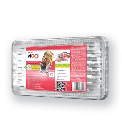grill trays quickpack, 4 pcs, 22 x 34 x 1,9 cm