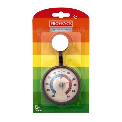 Self-adhesive outdoor thermometer, - 50 °C to + 50 °C, 7.1 x 2 cm