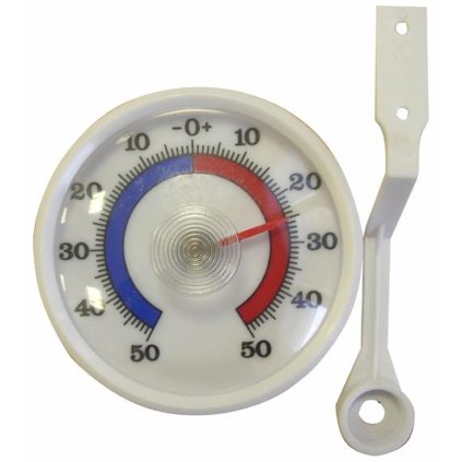 Outdoor thermometer, - 50 °C to + 50 °C, 7.1 x 2 cm