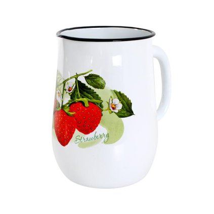 PITCHER 2,5L FRUIT DECOR, ENAMEL