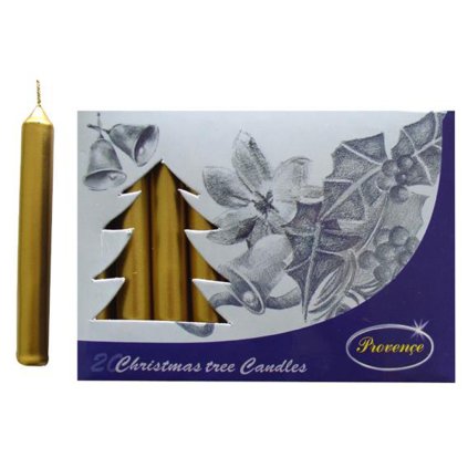 Christmas candle, set of 20pcs 105x13mm 12g / piece paraffin
