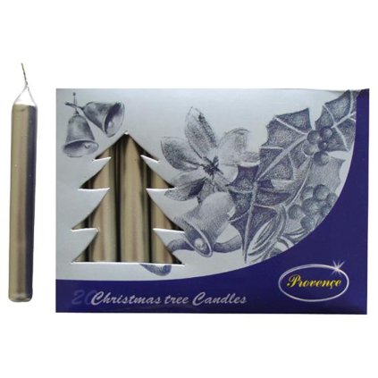 Christmas candle, set of 20pcs 105x13mm 12g / piece paraffin