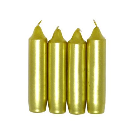 Candle advent gold