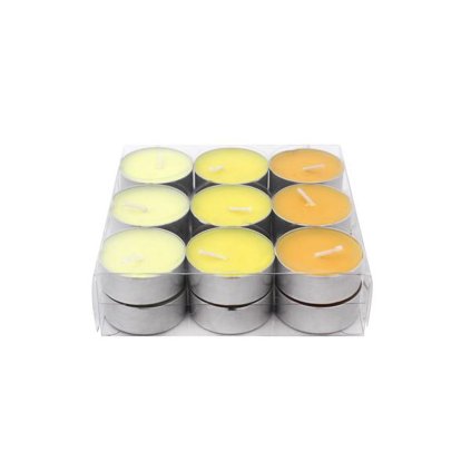 TEA LIGHT CANDLE LEMON, 18PCS