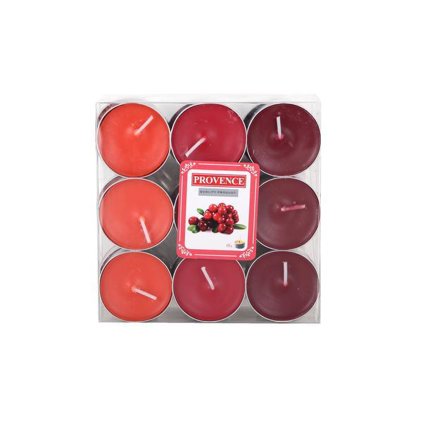 TEA LIGHT CRANBERRY, 18PCS