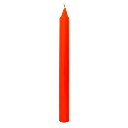 BISTRO RED TABLE CANDLE 24X2,4CM, 70G