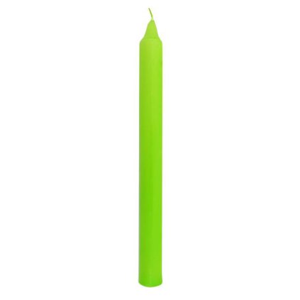 BISTRO TABLE CANDLE GREEN, 24X2,4CM, 70G