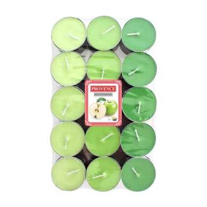 TEA LIGHT CANDLE APPLE, 30PCS