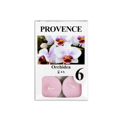 ORCHID TEA LIGHT, 6PCS