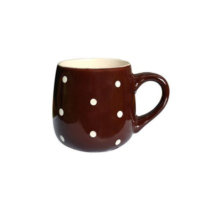 Pot with dots, ceramic, 310ML 7,5x9CM