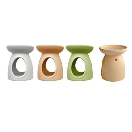 CERAMIC AROMATHERAPY LAMP 10X11,4 CM, ASSORTED COLOURS