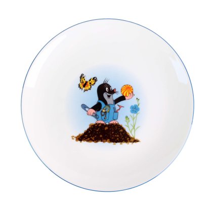 Shallow plate "Mole", l. 20,8 cm