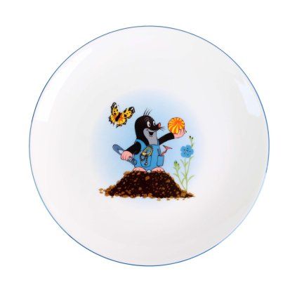 Talíř mělký "Krtek", prům. 20,8 cm