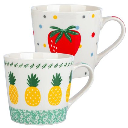 FRUIT CUP 400ML CERAMIC 2 ASSORT