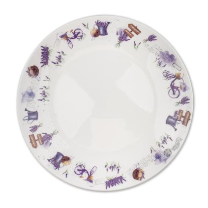 PLATE 20CM NEW LAVENDER CERAMIC