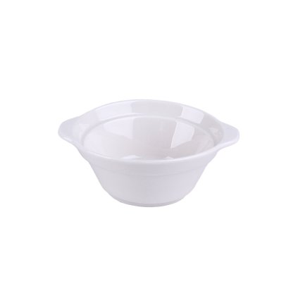 SERVING BOWL 10,3X8,8X4CM PORCELAIN WHITE