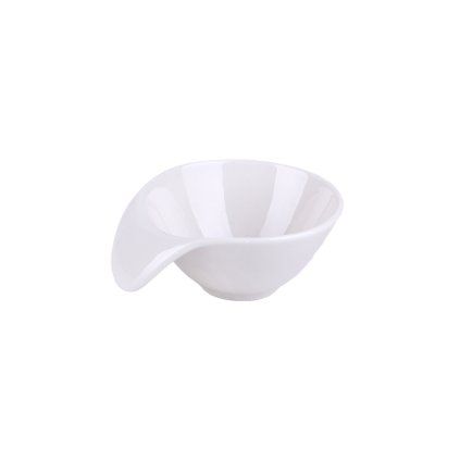 MISKA SERVÍROVACÍ 10X8X4CM PORCELÁN BÍLÁ