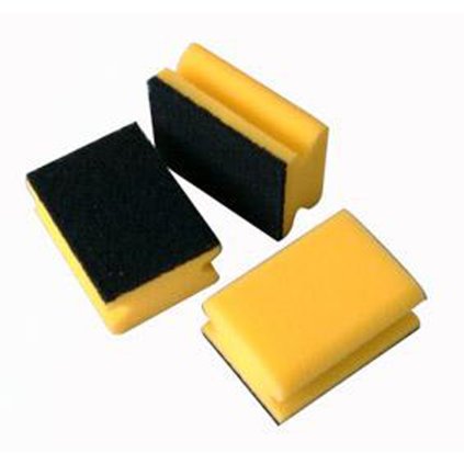 Dish sponge, shaped, 3 pcs, 6,5 x 9,5 x 4 cm