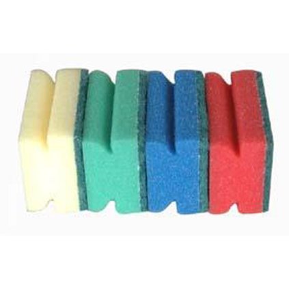 Dish sponge moulded for dishes, 4 pcs, 6,5 x 9,3 x 4,2 cm