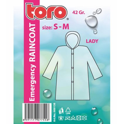 RAINCOAT FOR WOMEN, SIZE: S - M