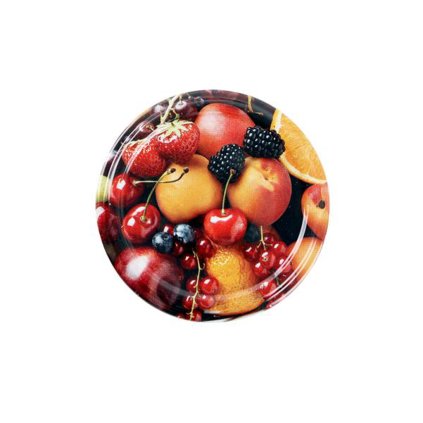 Lid for preserving jars 10pcs, 82mm, fruit motif