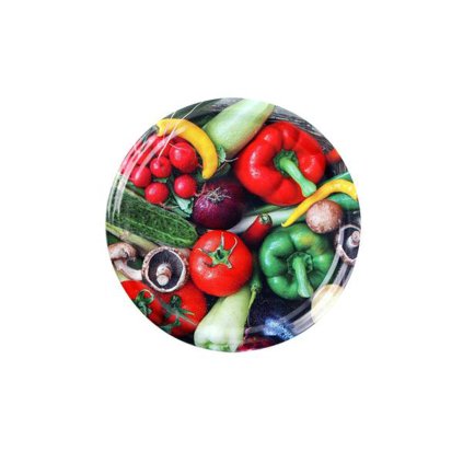 Lid for jars 10pcs, 82mm, vegetable motif