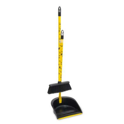 BROOM AND SHOVEL WITH BEE HANDLE