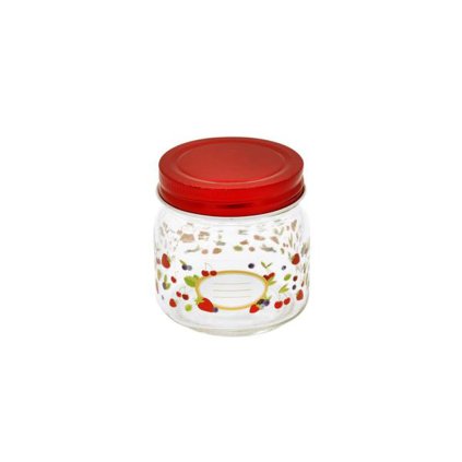 JAR WITH LID FRUIT 250ML
