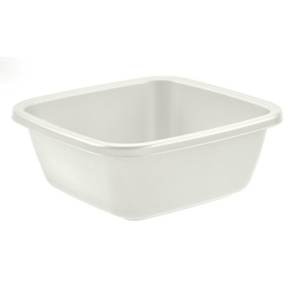 SQUARE WASHBASIN 9L, 34X34CM, WHITE