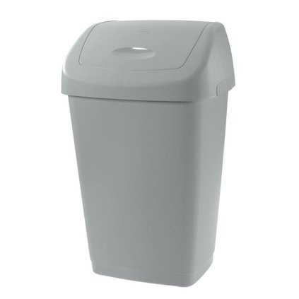 WASTE BIN SWING AURORA, VOLUME 25L, ANTHRACITE