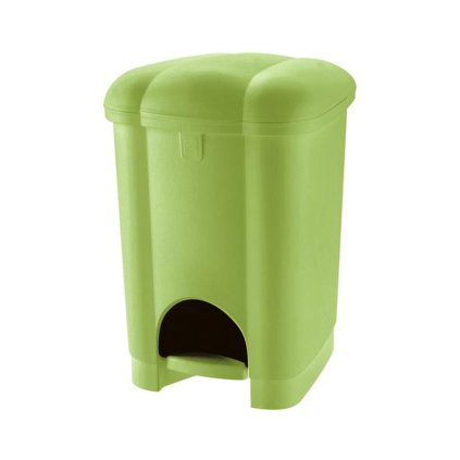WASTE BASKET CAROLINA 16L, 27,5X30,2X41,5CM, GREEN