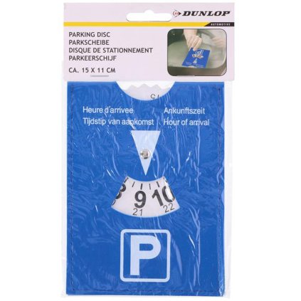 PLASTIC PARKING CLOCK 12,5X10CM DUNLOP