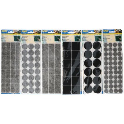 NON-SLIP ADHESIVE PADS 12-44PCS, ASSORT