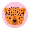 CHILDREN'S PLACEMAT ROUND 38 CM PANTHER PLASTIC