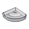 CORNER SHELF BLACK DRATE 6,6x31,5x22,7