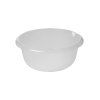 ROUND BOWL WITH SPOUT 32X13CM, 6L, TRANSPARENT