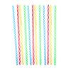 KITCHISIMO reusable plastic straws 12 pcs