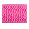 SILICONE MOULD FOR WORMS 20PCS WITH PIPETTE, PINK