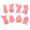 SADA VYKRAJOVÁTEK VELIKONOČNÍ 8KS 4-6CM PLAST