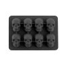 SILICONE MOULD FOR LED 8PCS SKULL 16X11X3,5CM