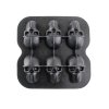SILICONE MOULD FOR ICE 6PCS SKULL 13,5X13,2X5,3CM