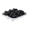 SILICONE MOULD FOR ICE 6PCS SKULL 13,5X13,2X5,3CM