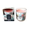 CANDLE IN GLASS VILLAGE 7X8CM 135G