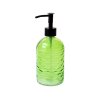 GLASS SOAP DISPENSER 7,8X18,8CM 3 ASSORT