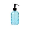 GLASS SOAP DISPENSER 7,8X18,8CM 3 ASSORT