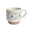 MUG WITH CHRISTMAS TREE MOTIF CERAMICS 305ML